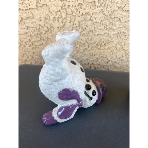 Vintage Arnels 1980 Upside Down Tumbling Snowman Figurines Set of 2 Handstand Sn - Picture 7 of 14